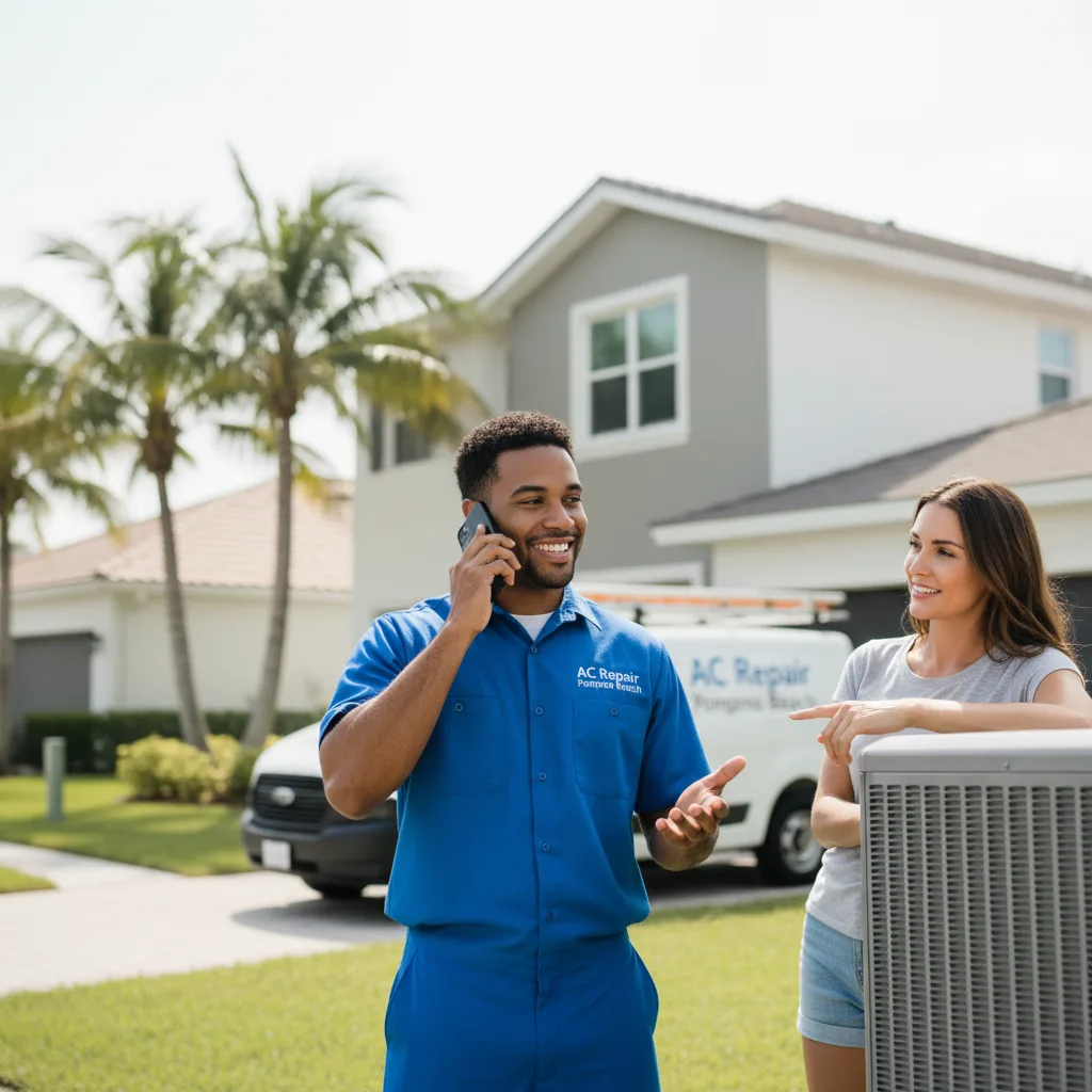AC Repair Pompano Beach customer support in Albion